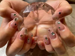 ネイル PecheBloom パラジェルフィルインのネイルデザイン