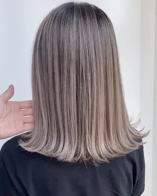 ロング カラー パーマ 公式 Ease by amble luxeのヘアスタイル