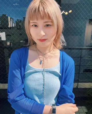 ショート カラー 🧡色落ちまで2度綺 麗なカラー🧡ヨシキのヘアスタイル