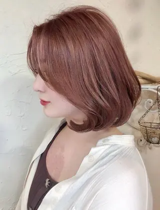 ミディアム カラー 🌺パーマ&韓国ヘア 🌺あん🌺のヘアスタイル