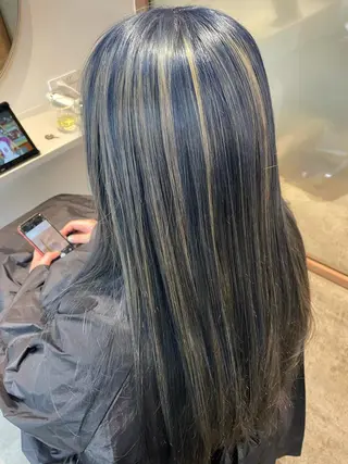 セミロング カラー 中目黒🌼 🌼ハナのヘアスタイル