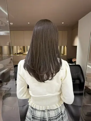 セミロング 🌟透明感カラー🌟 恵比寿/sayuのヘアスタイル