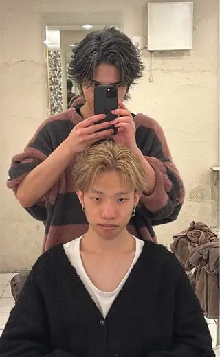 メンズ 郡山駅前美容師 真野目暉のヘアスタイル