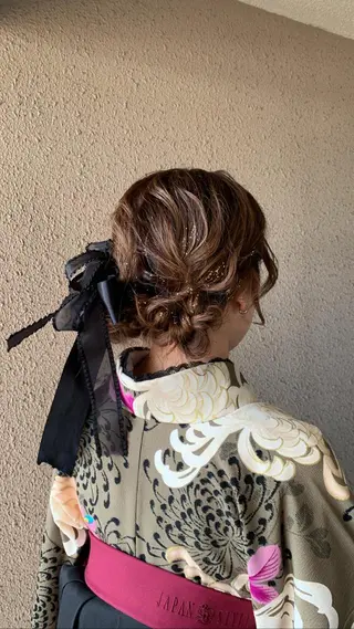 セミロング chouette/ 根本優希のヘアスタイル