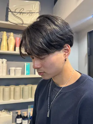 ショート NAVY／airi 完全完結型個室サロンのヘアスタイル