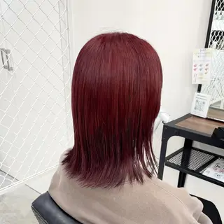 セミロング カラー パーマ ヘアアレンジ メンズ mona/ ストレートスタイル✨のヘアスタイル