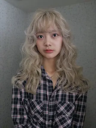 ロング カラー ヘアアレンジ ニュアンスカラー🧶 nanacoのヘアスタイル
