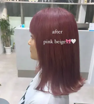カラー hair design emii.所属・河野 未空のヘアスタイル
