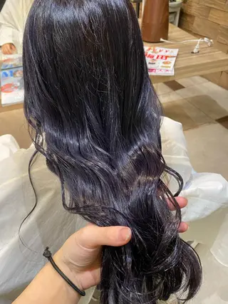 ロング カラー 川越 輝梨奈のヘアスタイル