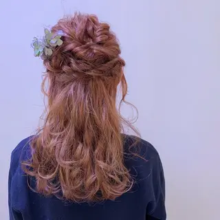 ロング ヘアアレンジ 似合わせカットカラー ♡佐藤捺美のヘアスタイル