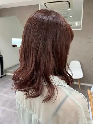 ミディアム カラー kakko所属・(kakko) ayumiのヘアスタイル