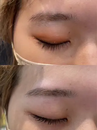 アイブロウ ブリーチ/マツエク 𝓡𝓲𝓷🫧のヘアスタイル