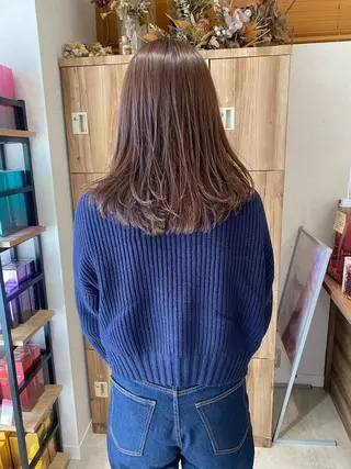 セミロング パーマ パーマ指名No1 /namiのヘアスタイル