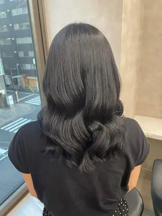 ロング カラー ヘアアレンジ salowin新宿East3階所属・艶美髪/髪質改善 /縮毛矯正/木元渓太のヘアスタイル