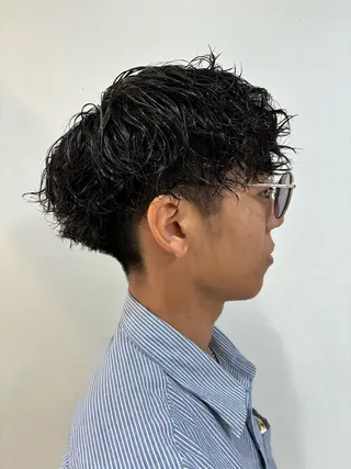 ショート メンズ 札幌パーマ 髪質改善/後藤海音のヘアスタイル