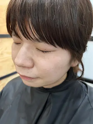 ショート カラー パーマ ヘアアレンジ メンズ キッズ ネイル マツエク・マツパ アイブロウ times salon名駅所属・久木原 ゆりのヘアスタイル