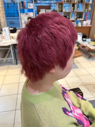 ショート カラー ブリーチカラー/ Wカラー/🍋ケンヤのヘアスタイル