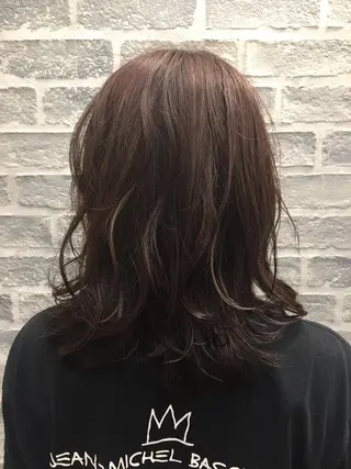 ミディアム 五十嵐ゆり 美髪カラー　武蔵小杉のヘアスタイル