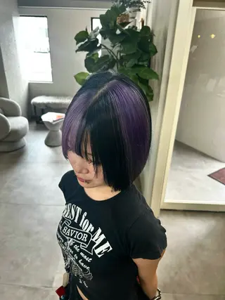 カラー 秦 海来のヘアスタイル