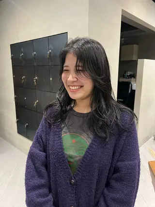 ミディアム なな/ICI/レイヤ ーパーマ/ボブのヘアスタイル