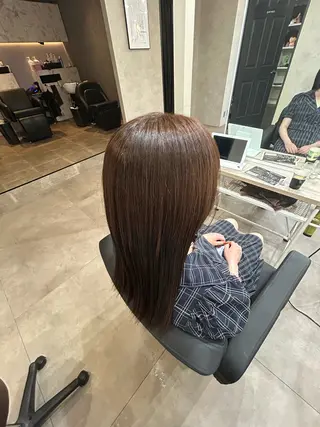 ロング カラー 石原 侑季のヘアスタイル