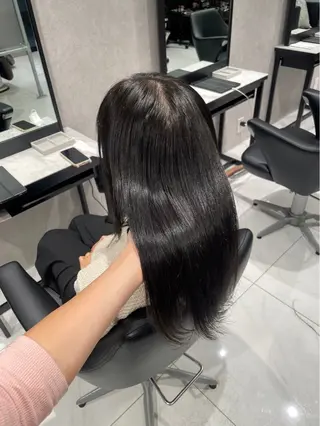 セミロング 内藤 藍夏のヘアスタイル