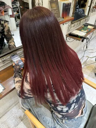 ロング カラー NikeLorange所属・A miのヘアスタイル