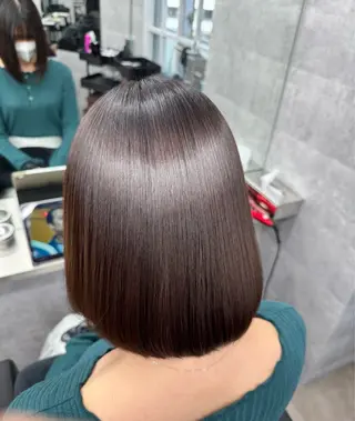 ミディアム カラー パーマ 🌈艶髪/髪質改善 新宿itouのヘアスタイル