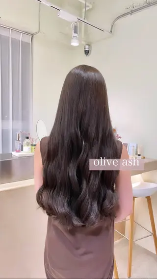 カラー ulu名古屋栄所属・落合しほ/韓国ヘア/ 髪質改善/縮毛矯正のヘアスタイル