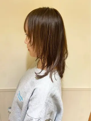 ミディアム 🐺ウルフ/レイヤー 似合わせ‎🤍沙羅のヘアスタイル