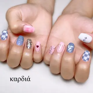 ネイル καρδιά -ｶﾙﾃﾞｨｱ-のネイルデザイン