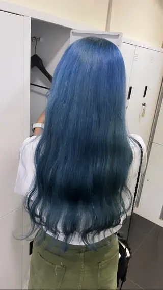 ロング カラー ボブ/透明感 カラー /風花のヘアスタイル