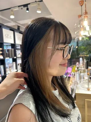 ロング カラー jouir hair design三鷹店所属・梅沢 優羽のヘアスタイル