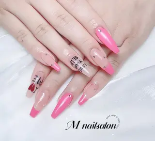ネイル M🌷nail 長さだし専門店のネイルデザイン