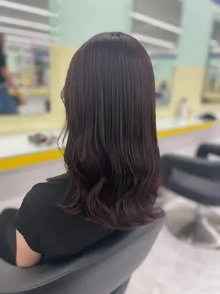 セミロング カラー ヘアアレンジ 【透明感×レイヤー】 🍃RIKU🍃のヘアスタイル