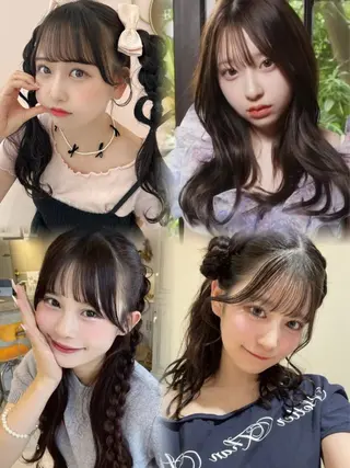 ロング 前髪/顔周り❣️ 縮毛矯正/おばかんのヘアスタイル