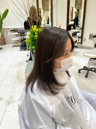 ミディアム Reverie ZENKO国領店所属・くぼたひより /モデル様募集中のヘアスタイル