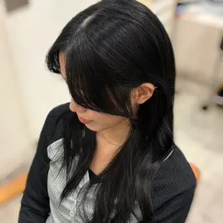 ロング チョコカラー🤎 韓国風/MIHOのヘアスタイル