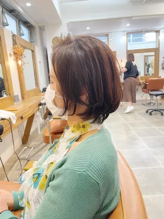 ショート カラー newline銀座所属・👑銀座ショート/ 絶壁補正/金子涼👑のヘアスタイル