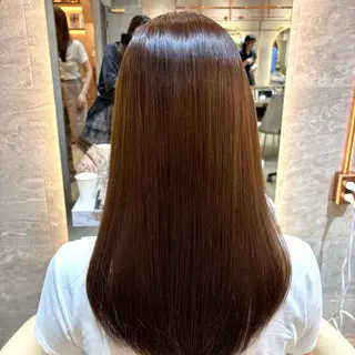 セミロング カット/縮毛矯正/ 🎀さらさ🎀のヘアスタイル