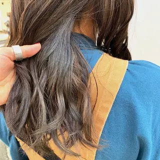 ロング カラー ヘアアレンジ サナ🌱 切りっぱなしボブのヘアスタイル