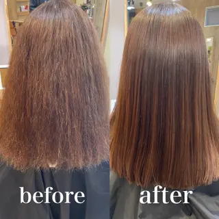 ロング 縮毛矯正/髪質改善 主税巧一のヘアスタイル