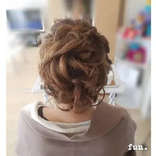 セミロング ヘアアレンジ fun./ヘアセット /エクステ/着付のその他イメージ