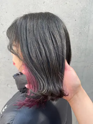 カラー Chocolat阿部野所属・なかじま ささらのヘアスタイル