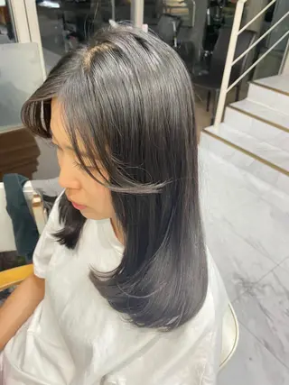 ロング 目黒 碧人のヘアスタイル