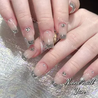 ネイル 長いだし/スカルプ/ パラシェルN.oneのネイルデザイン