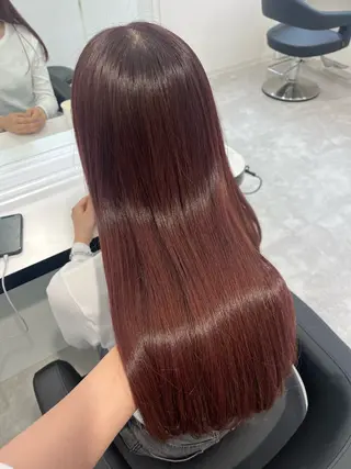 ロング カラー みう/仙台/暖色/ 艶髪/顔周りカット/のヘアスタイル