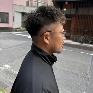 パーマ ショート メンズ 名駅Private Salon　Noaのヘアスタイル