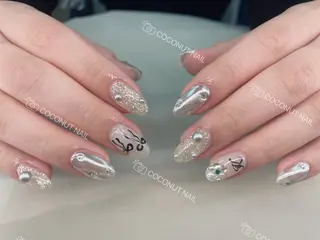ネイル 神田 ココナッツのネイルデザイン