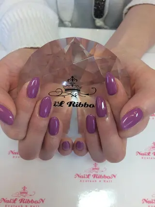 ネイル ネイルリボン 受付スタッフのネイルデザイン